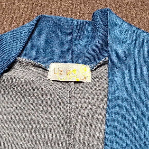 Liz in LA sweater large grey blue - Picture 3 of 4